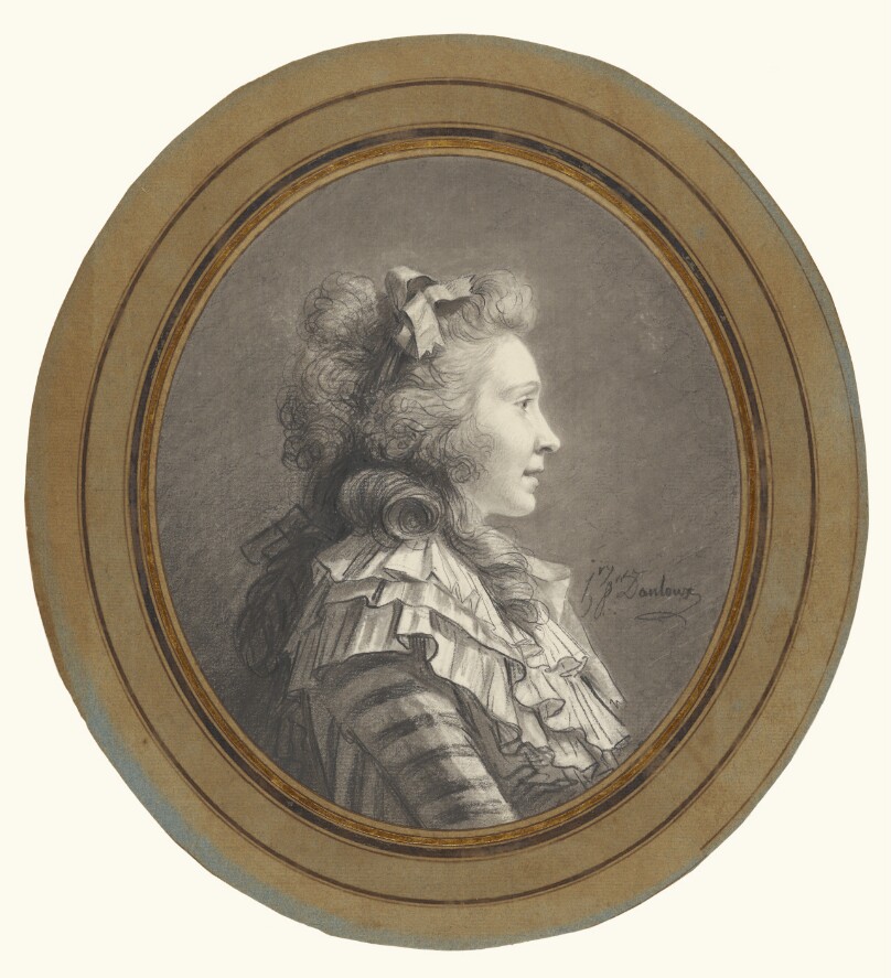 Portrait of a Young Lady in Profile
