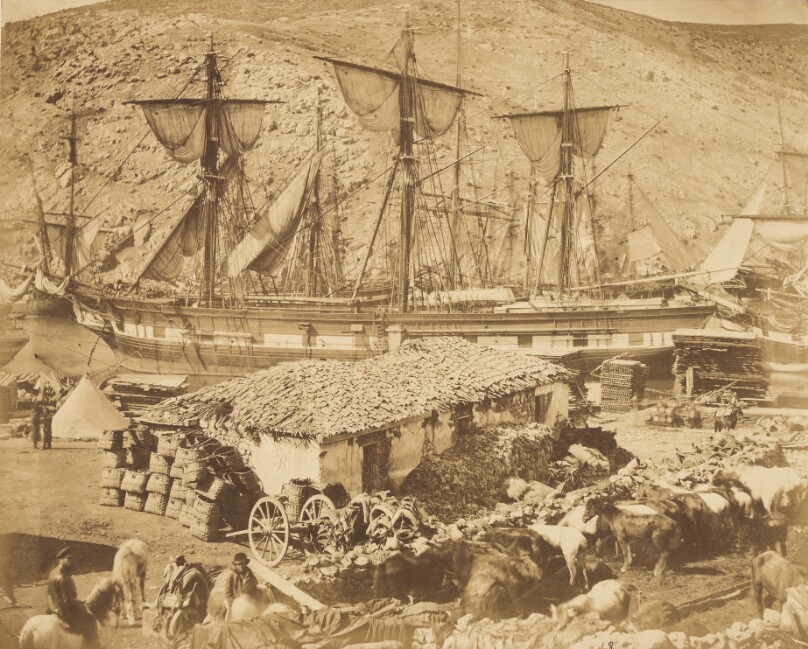 Harbour of Balaklava, The Cattle Pier.