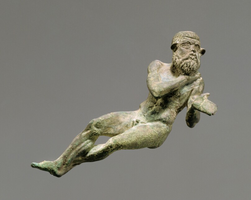 Statuette of a Reclining Satyr