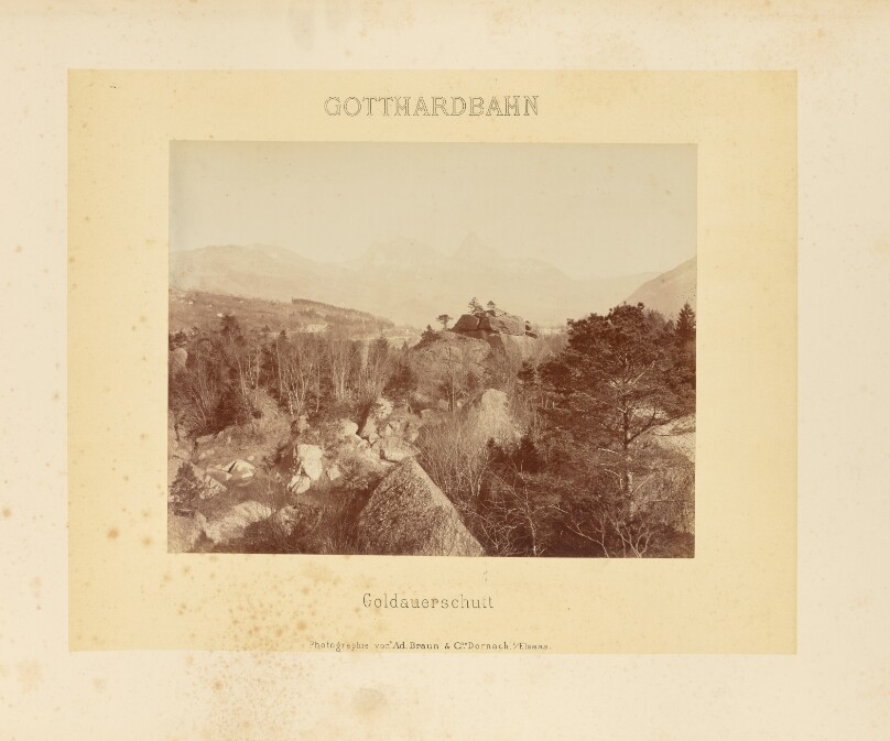 Gotthardbahn: Goldauerschutt