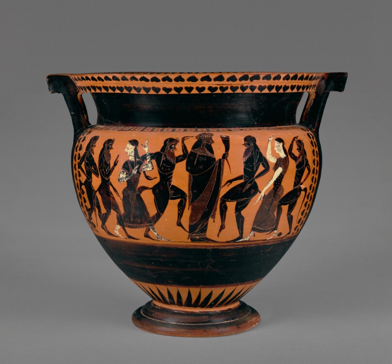 Attic Black-Figure Column Krater