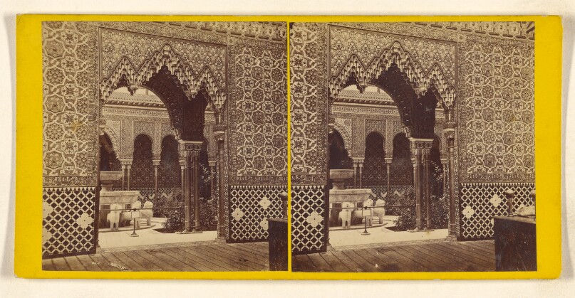 [Archway, possibly of The Alhambra, Spain]