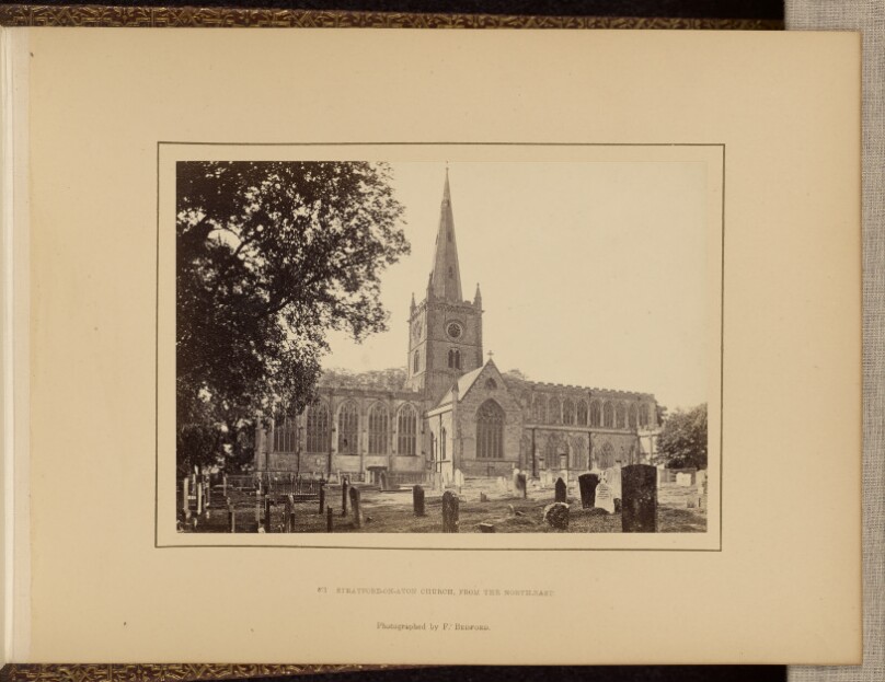 Stratford-on-Avon Church, from the north-east