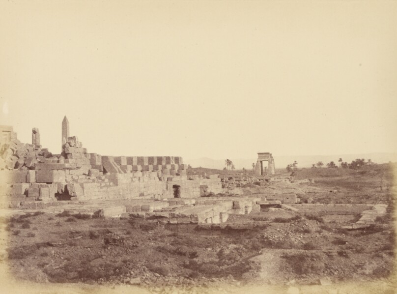 [Overview of Karnak including Tothmes III's Covered Walk]