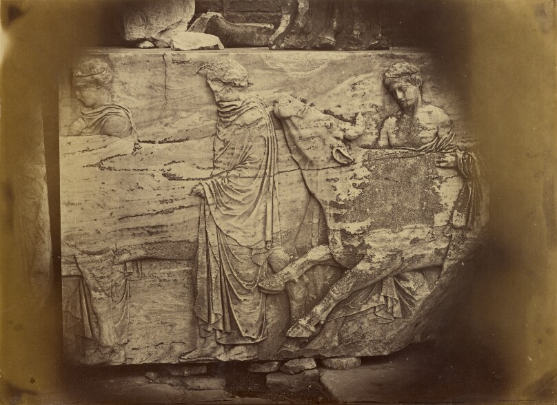 [Athens - sculptural fragment, Parthenon frieze]