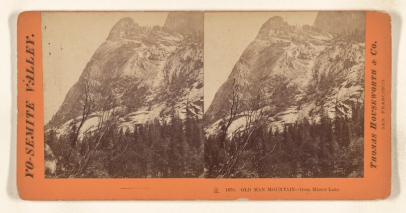 Old Man Mountain - from Mirror Lake.