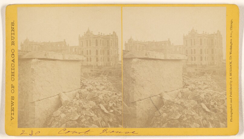 [Court House, Ruins of the Chicago Fire, 1871]