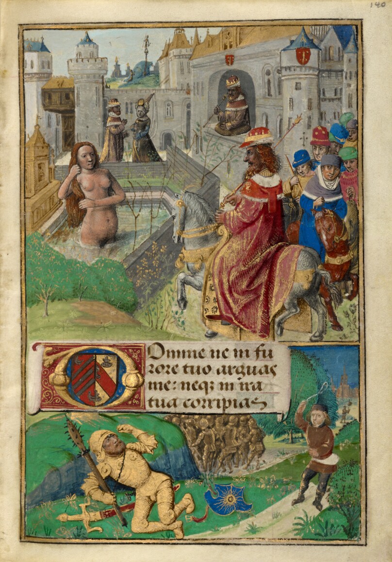 David and Bathsheba; David Slaying Goliath