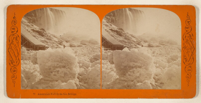 American Fall from Ice Bridge [Niagara Falls, New York]