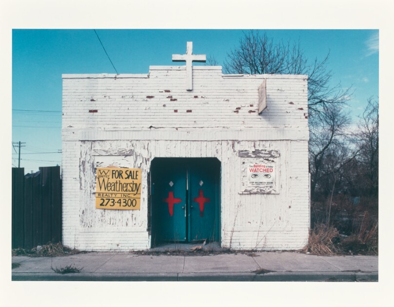 Former New Bethlehem Baptist Church, Mack Avenue East of Dubois
