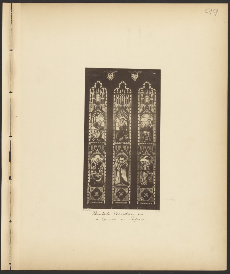 Painted Window in a Church in Sussex
