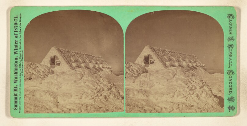 Summit House, frost two feet thick. [Mt. Washington, N.H.]
