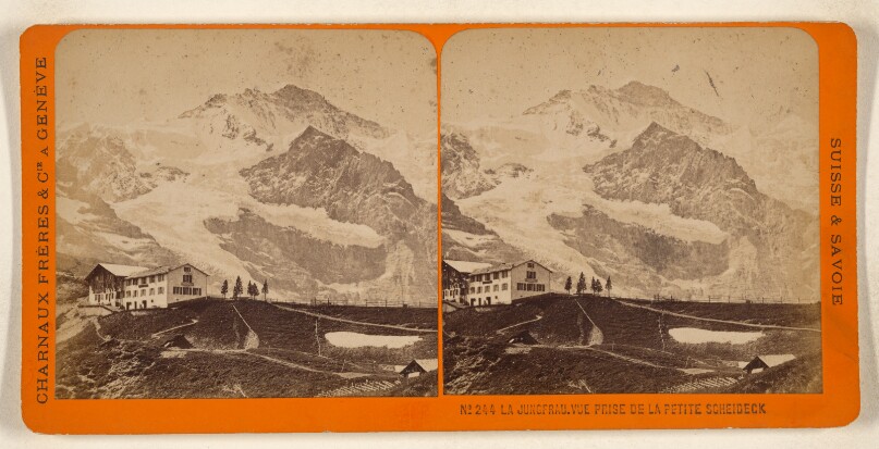 La Jungfrau, Vue Prise de la Petite Scheideck