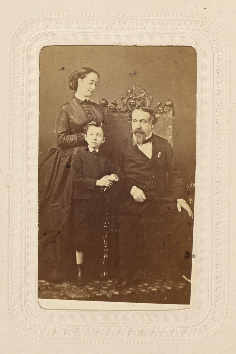 [Napoleon III, Empress Eugenie and Eugene Louis Jean Joseph Bonaparte]