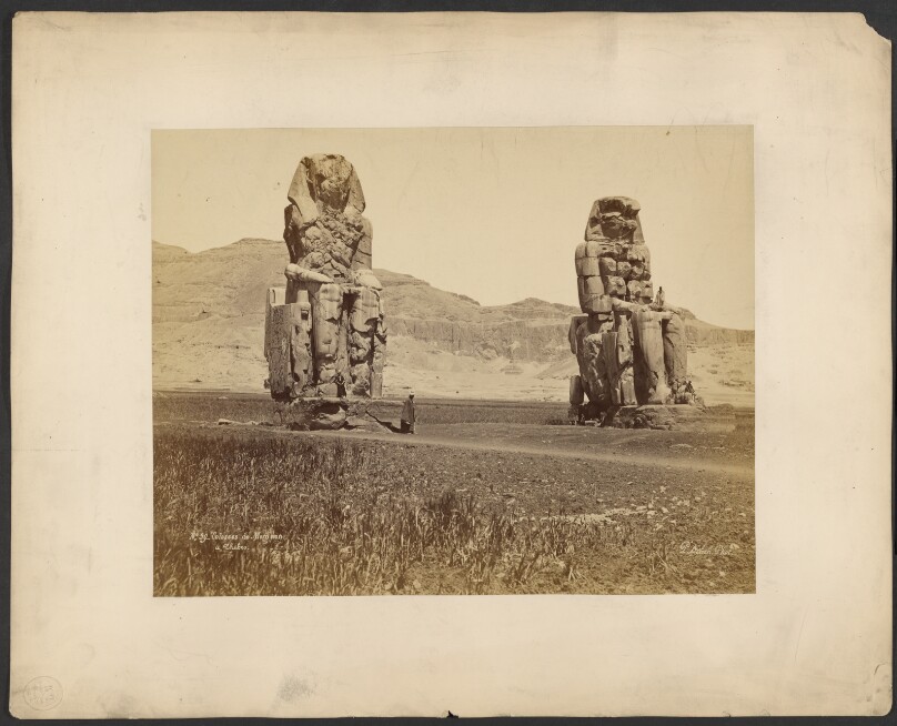 Colosses de Memnon a Thebes