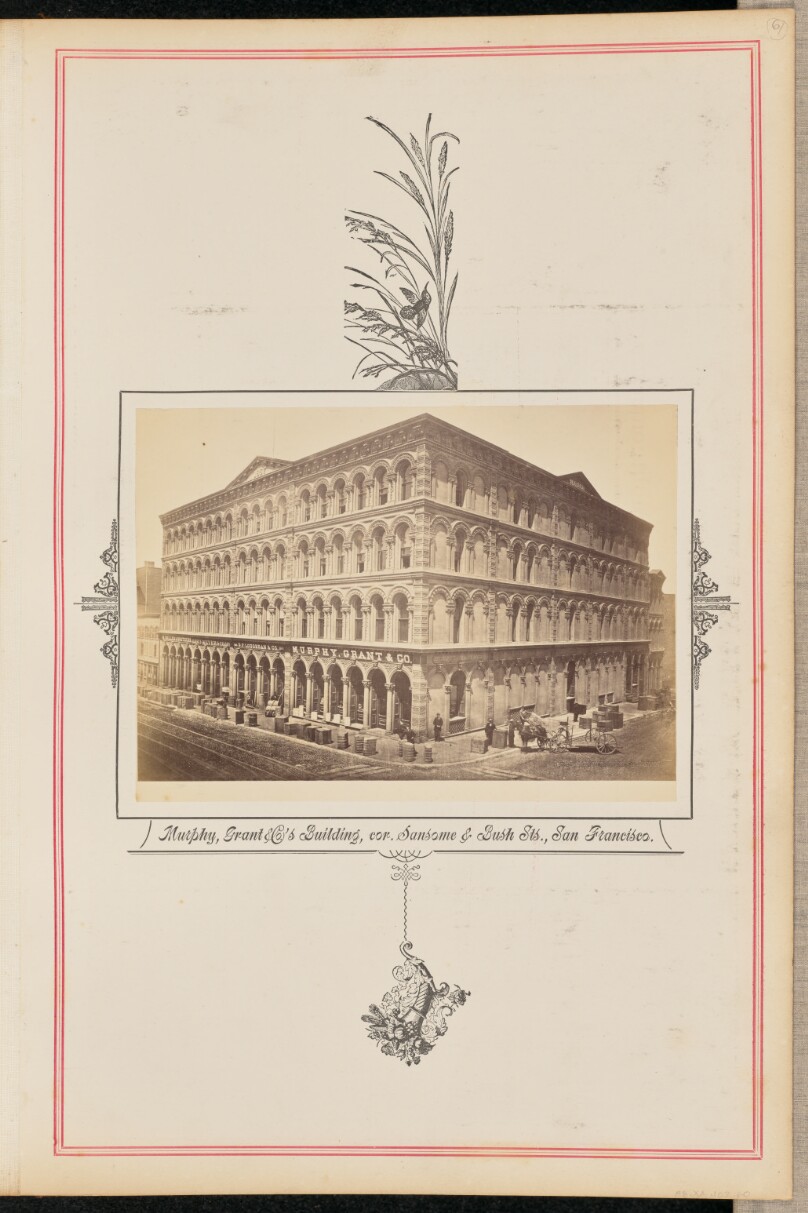 Murphy, Grant and Company's Building, Corner Sansome and Bush Streets, San Francisco