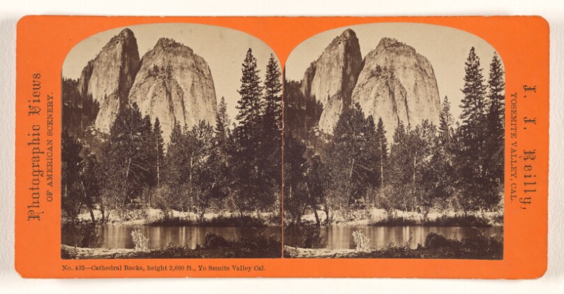 Cathedral Rocks, height 2,660 ft., Yo Semite Valley, Cal.