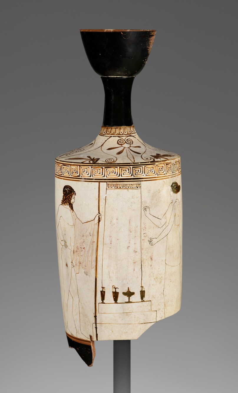 Attic White-Ground Lekythos