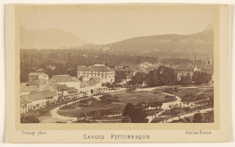 Aix-les-bains et le parc public