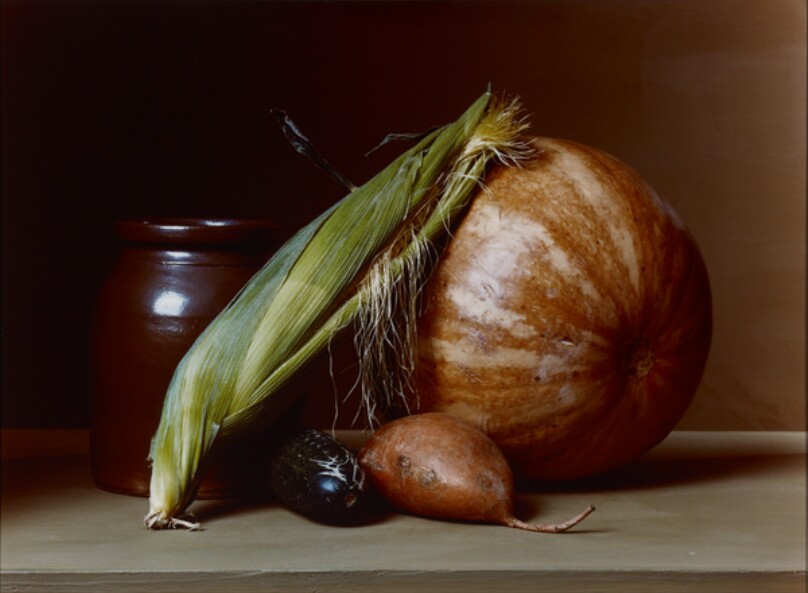 Early American, Still Life with Vegetables