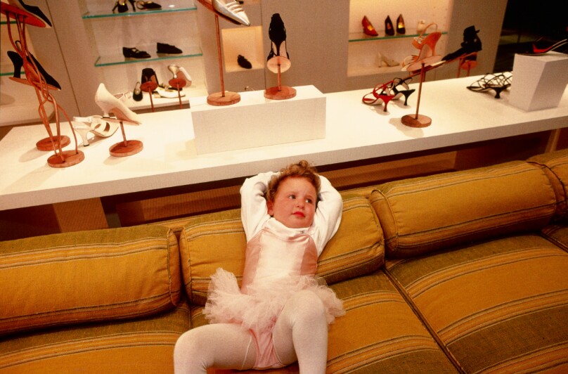 Phoebe, 3, at the VIP Opening of Barneys Department Store, Beverly Hills
