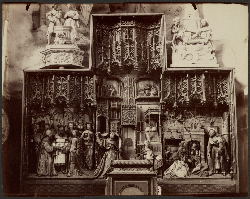 Abbeville, Rétable en bois, église Saint-Paul