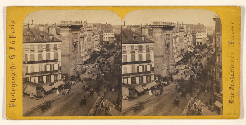 Porte et boulevart Saint-Denis.