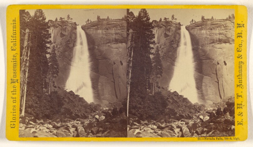 Nevada Falls, 700 ft. high. [Yosemite]