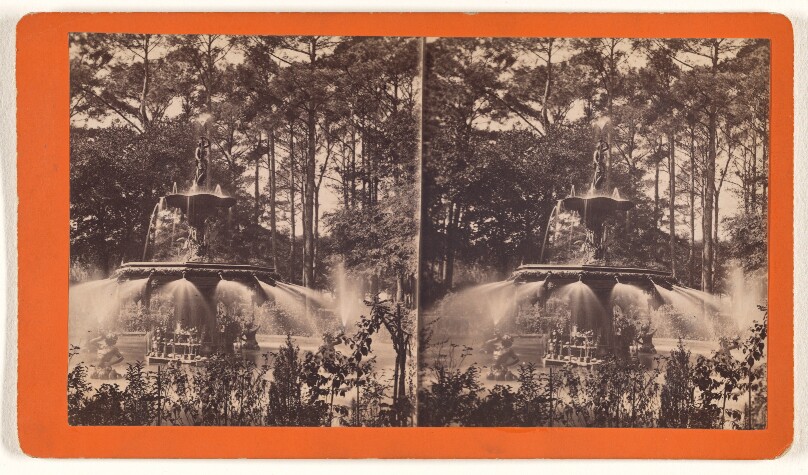 [Fountain in Park. Forsyth Park, Savannah, Georgia]