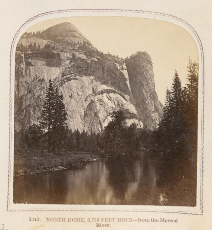 North Dome, 3,725 Feet High - from the Merced River