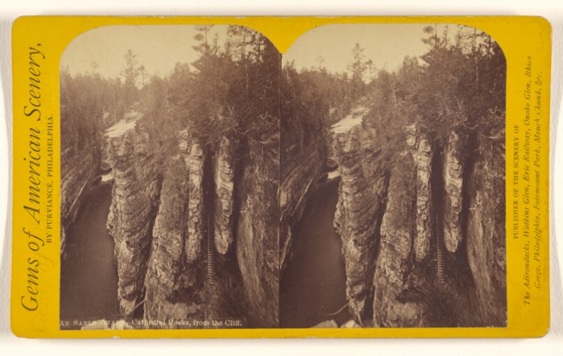 Au Sable Chasm - Cathedral Rocks, from the Cliff.