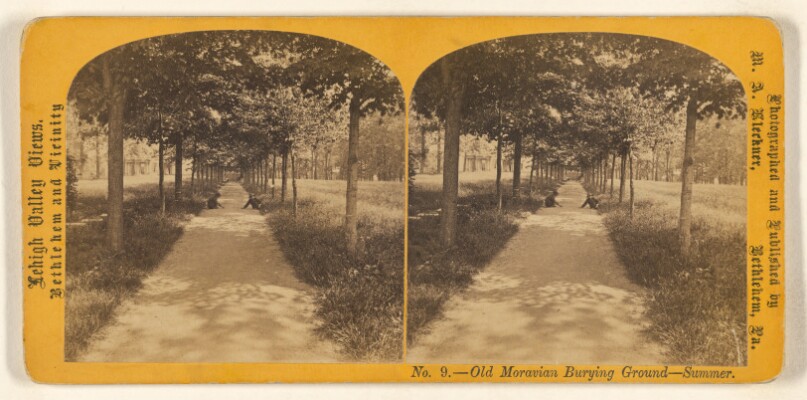 Old Moravian Burying Ground - Summer. [Bethlehem, Pa.]
