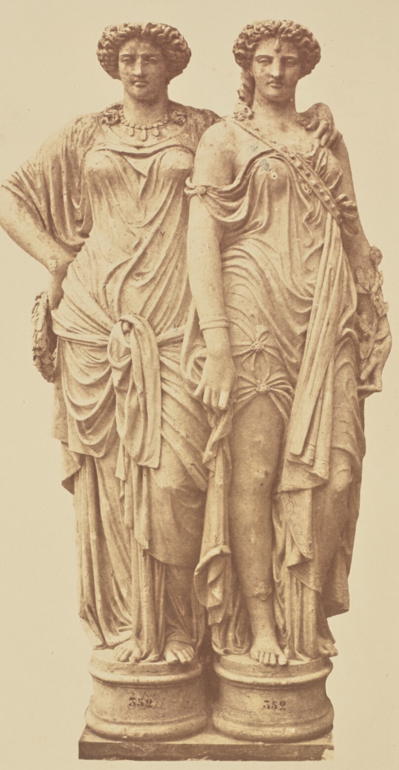 [Caryatids by Elias Robert, Decoration of the Louvre, Paris]