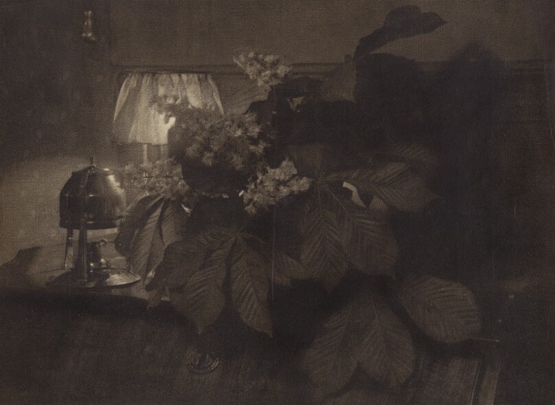 [Still Life with Horse Chestnut Flowers, Lamp and Urn]