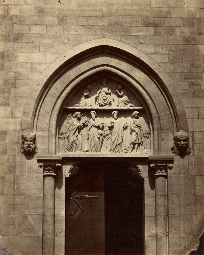 [Door of Saint-Jean-Baptiste de Belleville]