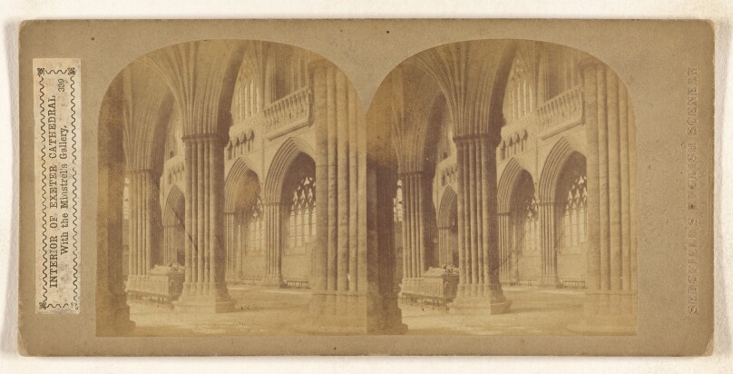 Interior of Exeter Cathderal, With the Minstrel's Gallery.