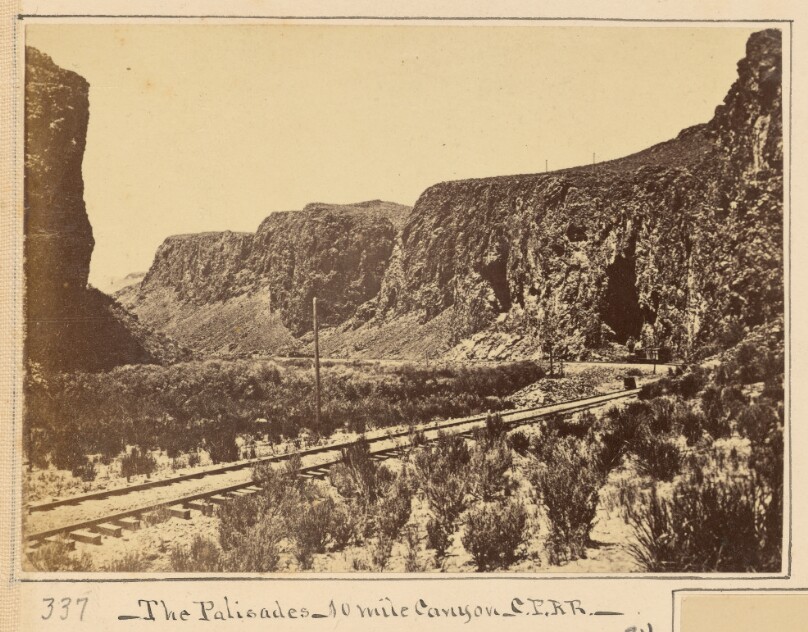 The Palisades 10 mile Canyon C.P.R.R.