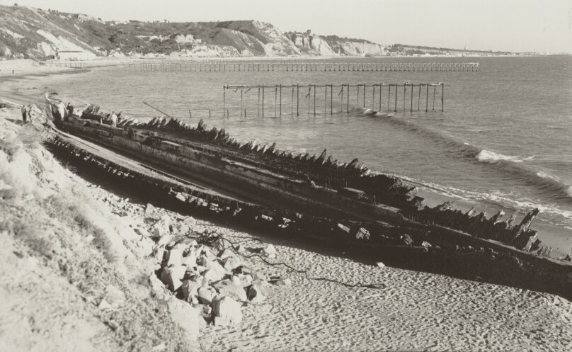 Shipwreck on Malibu Beach