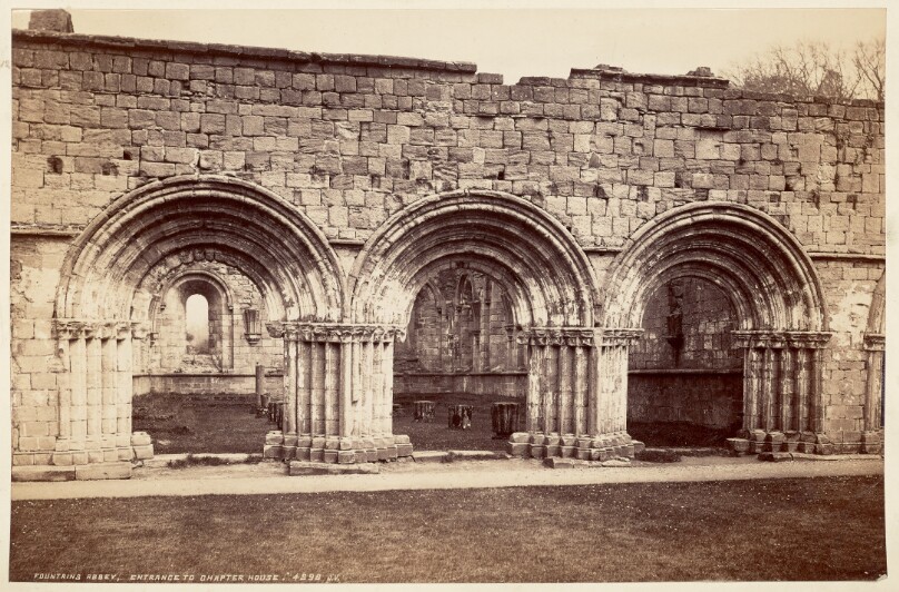 Fountains Abbey, Entrance to Chapter House