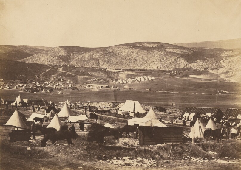 Camp of the 5th Dragoon Guards