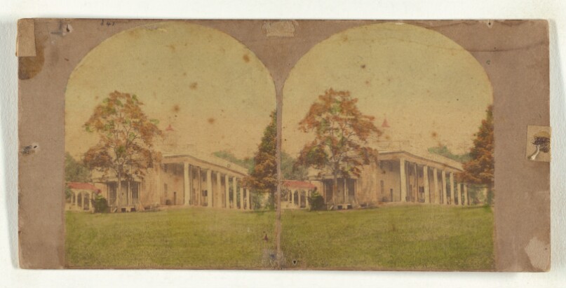 Mount Vernon. The Mansion. This was the Home of Washington.