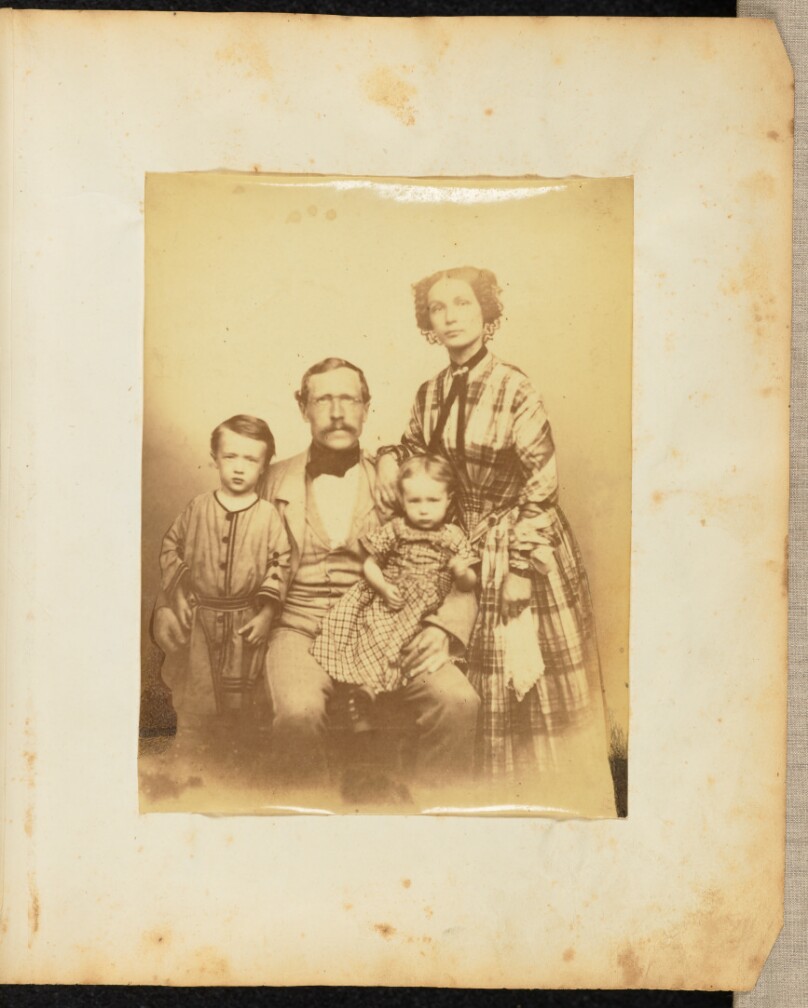 [Portrait of a man, woman, and children]