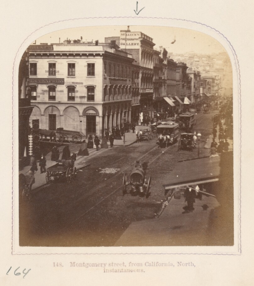 Montogmery Street, From California, North
