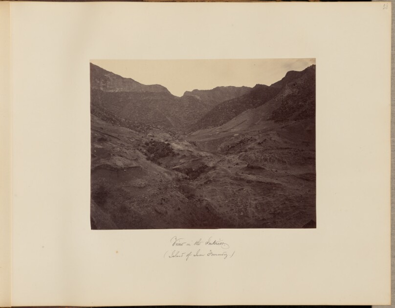 View in the Interior (Island of Juan Fernandez)