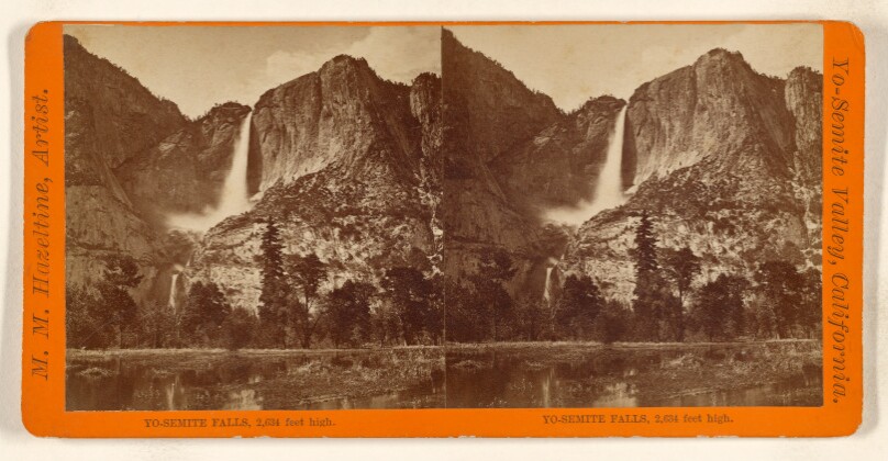 Yo-Semite Falls, 2,634 feet high.