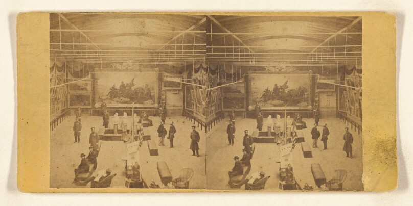 Art Gallery, N.Y. Metropolitan Fair. View North End.
