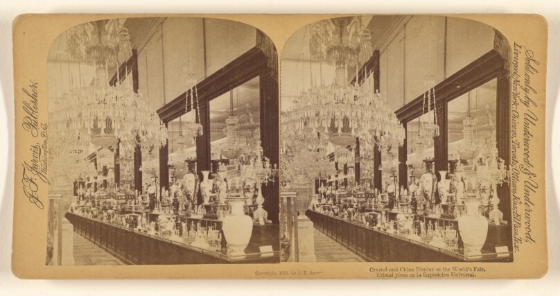 Crystal and China Display at the World's Fair.