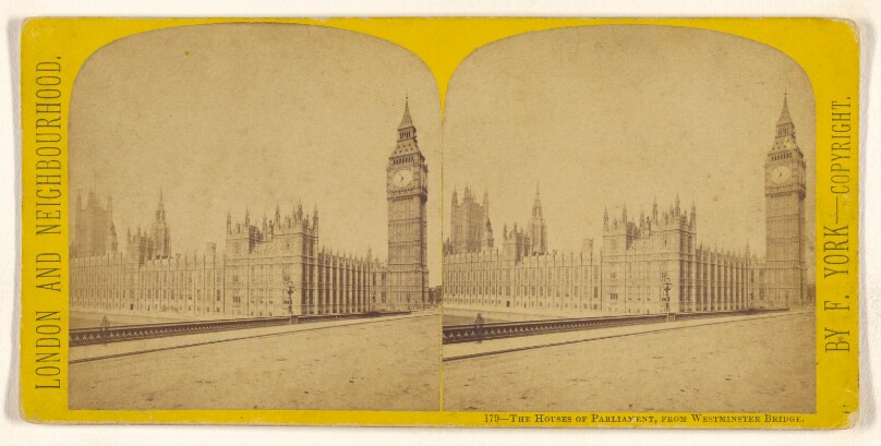 The Houses of Parliament, From Westminster Bridge.