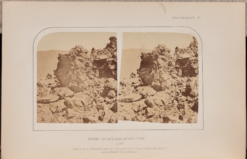 Masses of lava slag at Alta Vista
