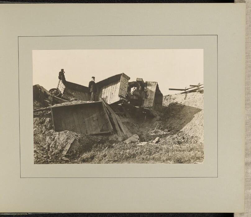 Lymm - Railway Accident at Tip Head